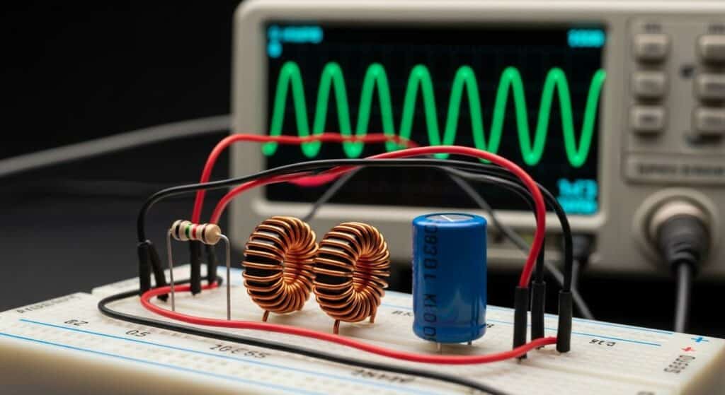 Le régime libre d’un circuit RLC série : les secrets des oscillations électriques - Featured Image