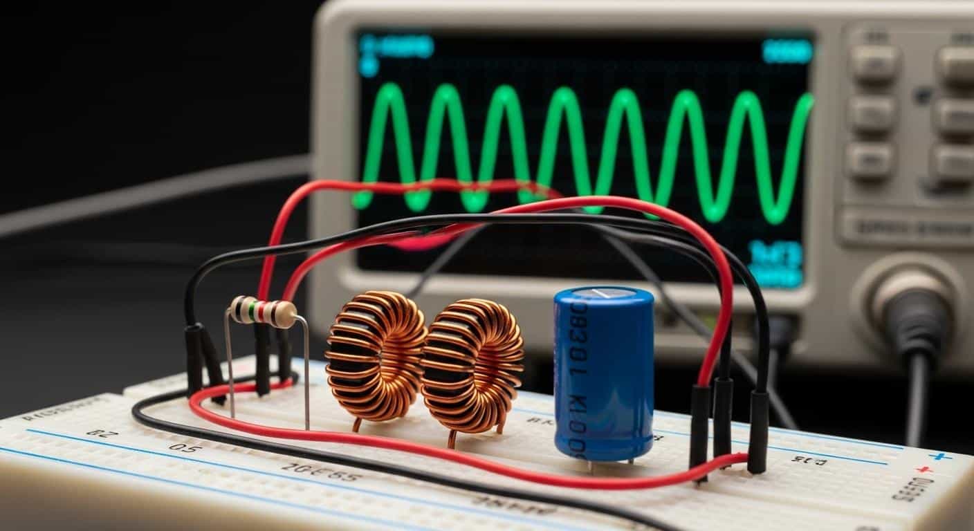 Le régime libre d’un circuit RLC série : les secrets des oscillations électriques - Featured Image