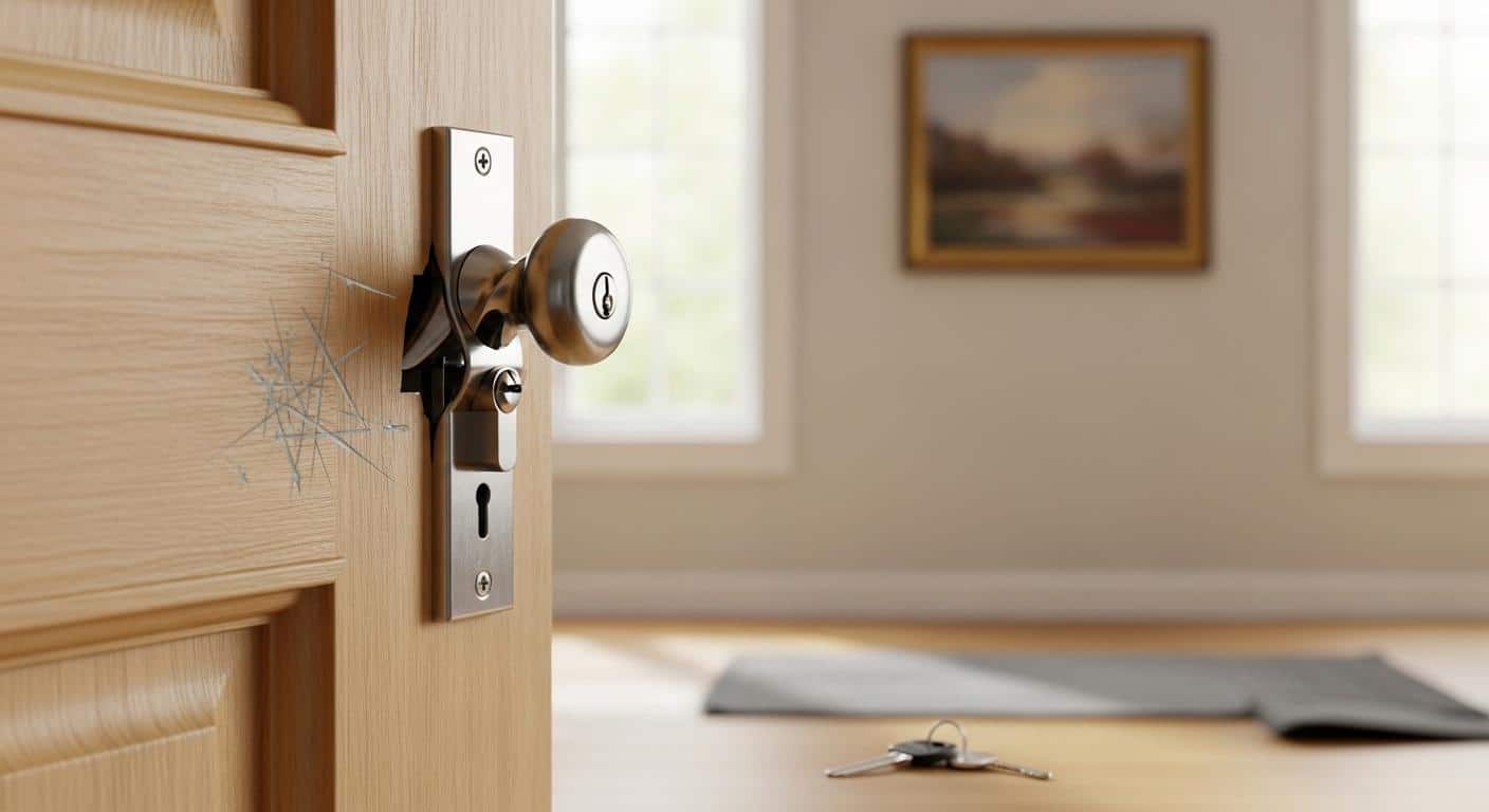 Serrure cassée assurance habitation : la prise en charge de votre sinistre