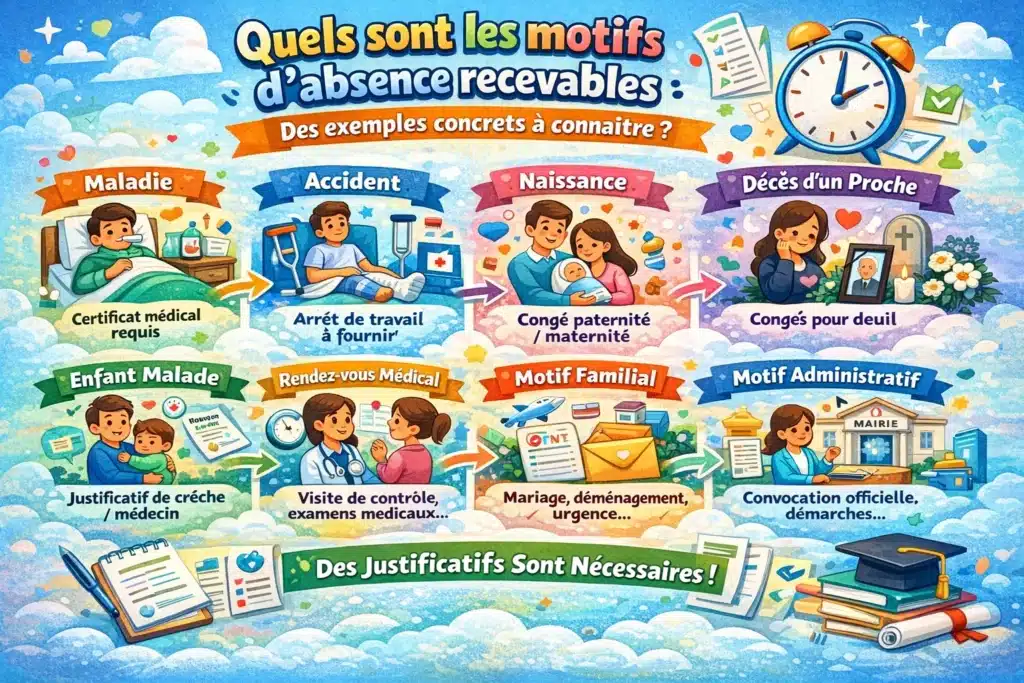 Quels Sont Les Motifs D absence Recevables Des Exemples Concrets 