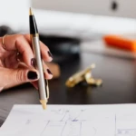 Ingénieur indépendant consultant en visioconférence analyse un rapport de prévoyance